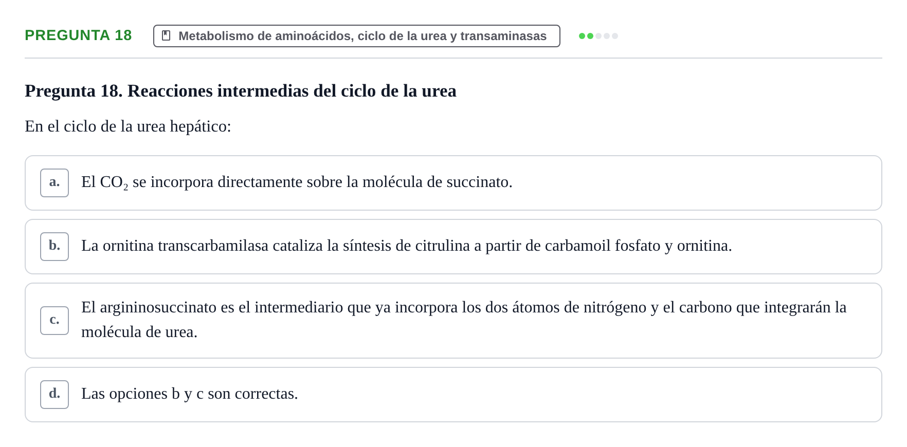 Enunciado: Pregunta 18 · Metabolismo-Endocrinología UDL 2014