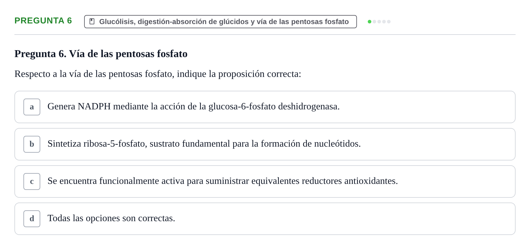 Enunciado: Pregunta 6 · Metabolismo-Endocrinología UDL 2014