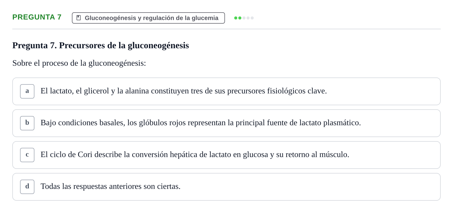 Enunciado: Pregunta 7 · Metabolismo-Endocrinología UDL 2014