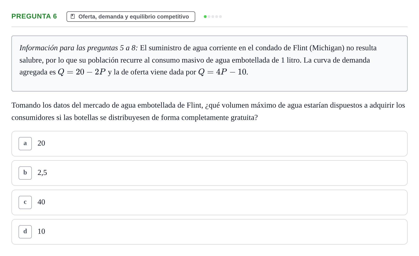 Enunciado: Pregunta 6 · Introducció a la Microeconomia UPF 2018