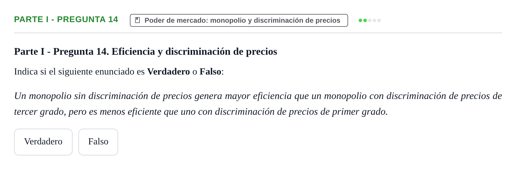 Enunciado: Ejercicio Parte I - Pregunta 14 · Introducció a la Microeconomia UPF 2020