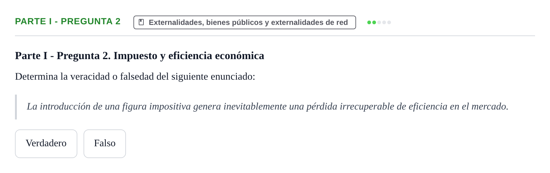 Enunciado: Ejercicio Parte I - Pregunta 2 · Introducció a la Microeconomia UPF 2020