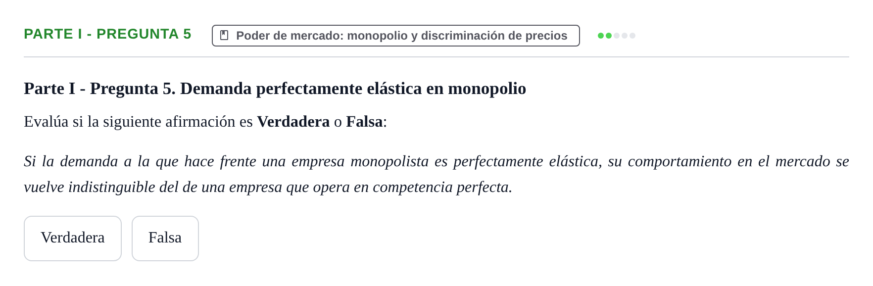 Enunciado: Ejercicio Parte I - Pregunta 5 · Introducció a la Microeconomia UPF 2020