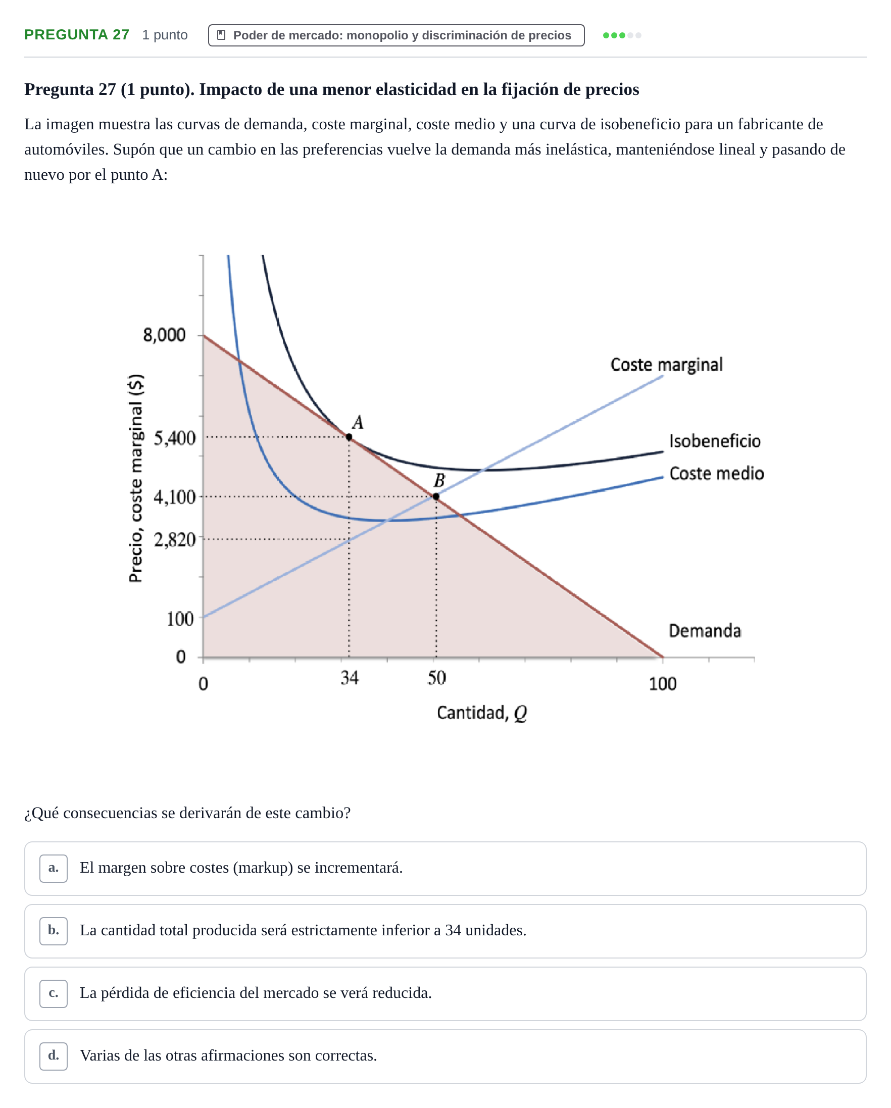 Enunciado: Pregunta 27 · Introducció a la Microeconomia UPF 2022