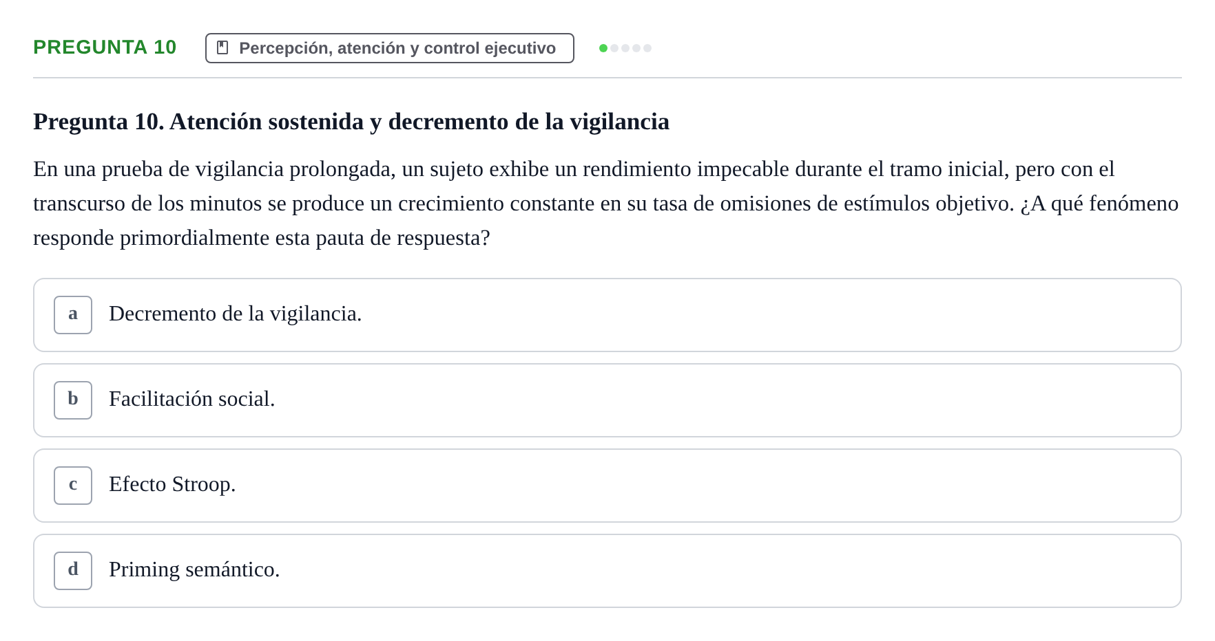 Enunciado: Pregunta 10