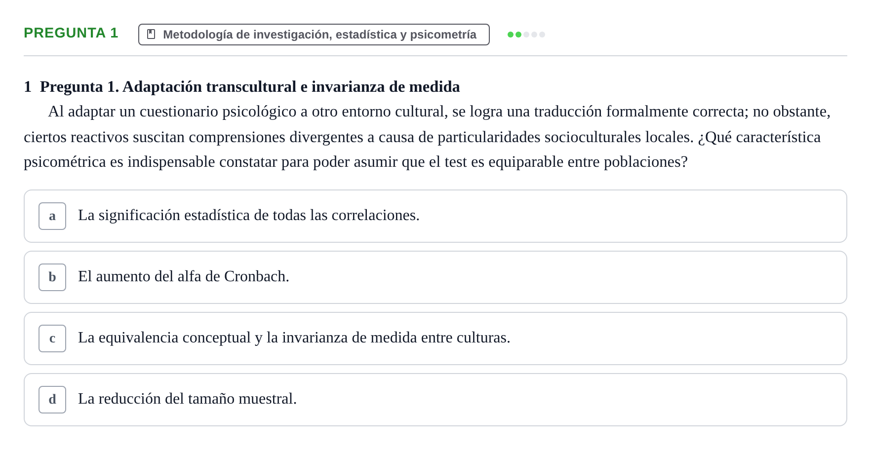 Enunciado: Pregunta 1