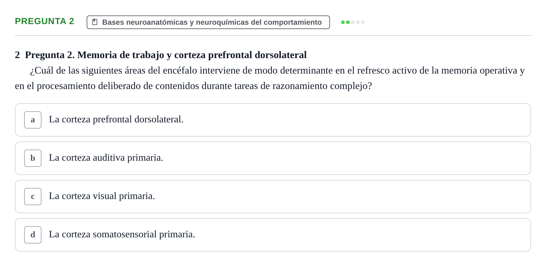 Enunciado: Pregunta 2