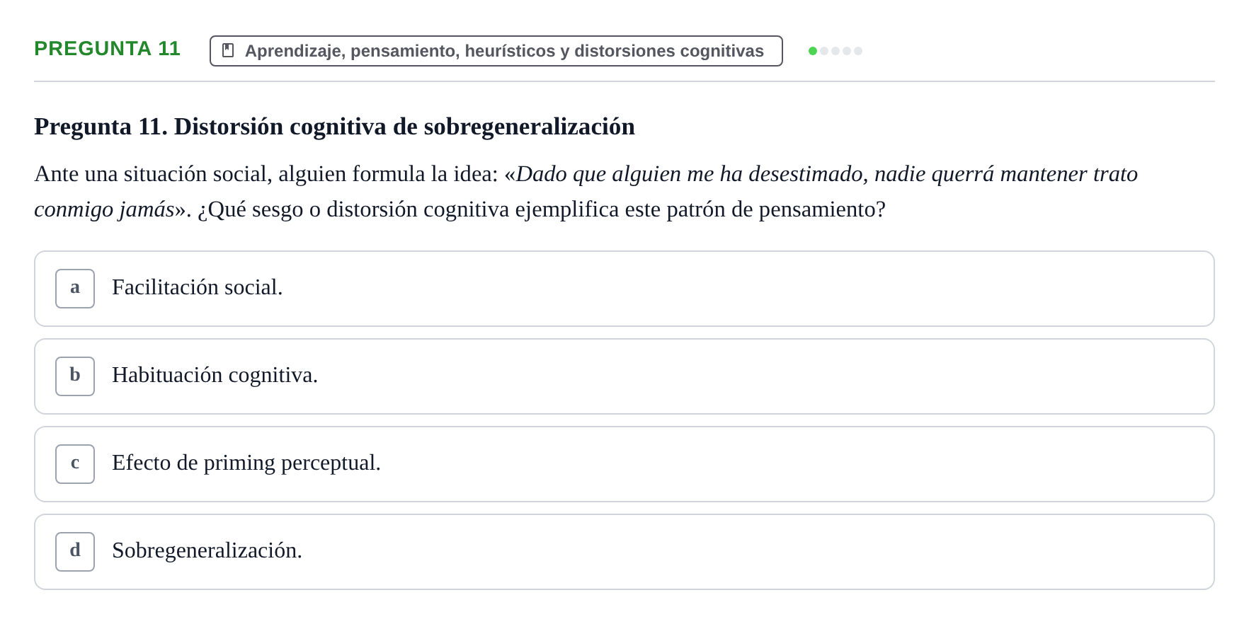 Enunciado: Pregunta 11