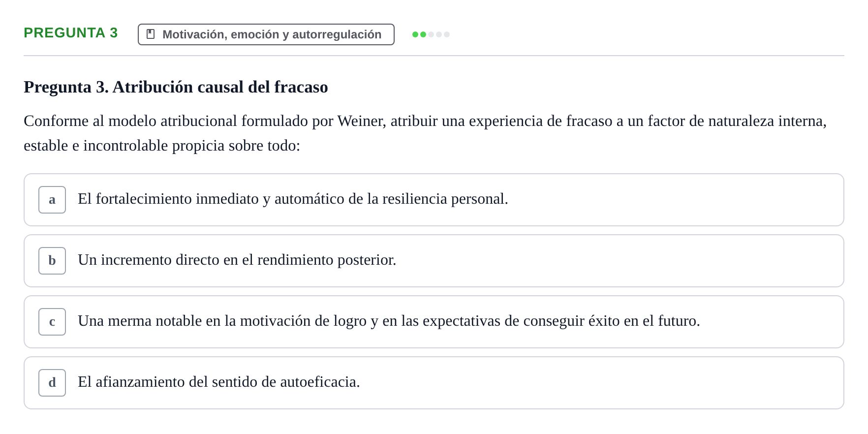 Enunciado: Pregunta 3