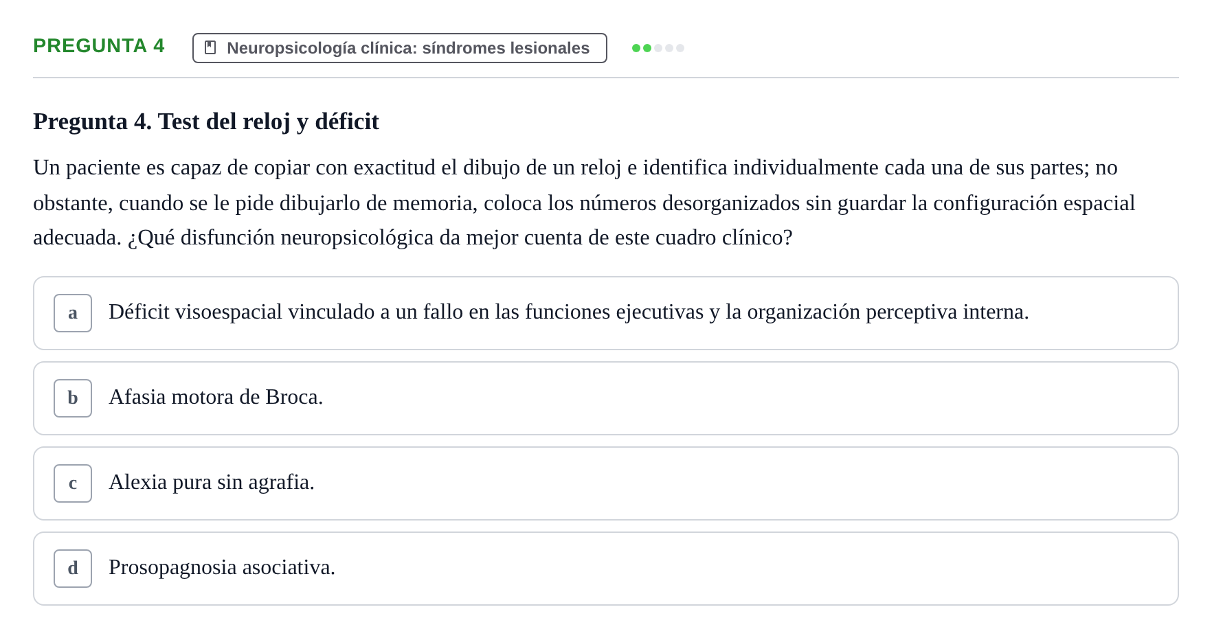 Enunciado: Pregunta 4