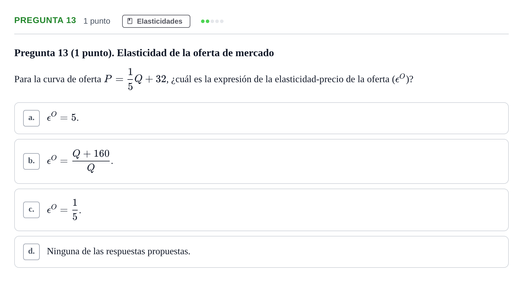 Enunciado: Pregunta 13 · Introducció a la Microeconomia UPF 2023