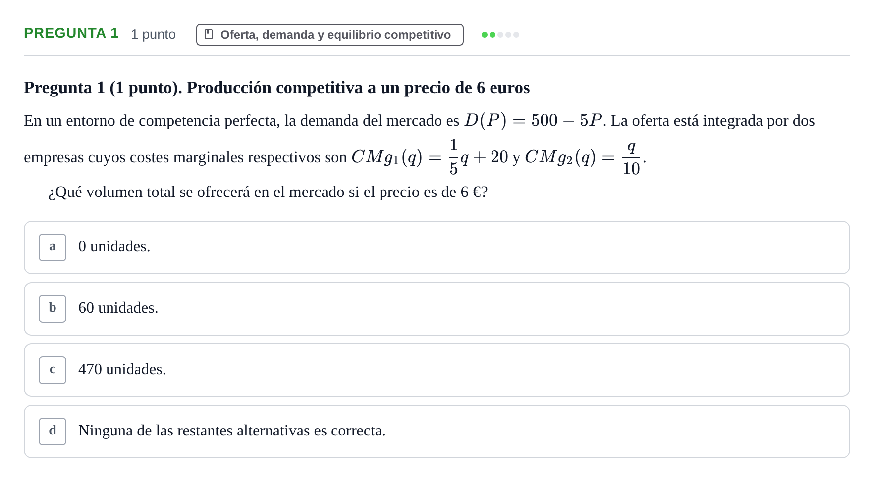Enunciado: Pregunta 1 · Introducció a la Microeconomia UPF 2023