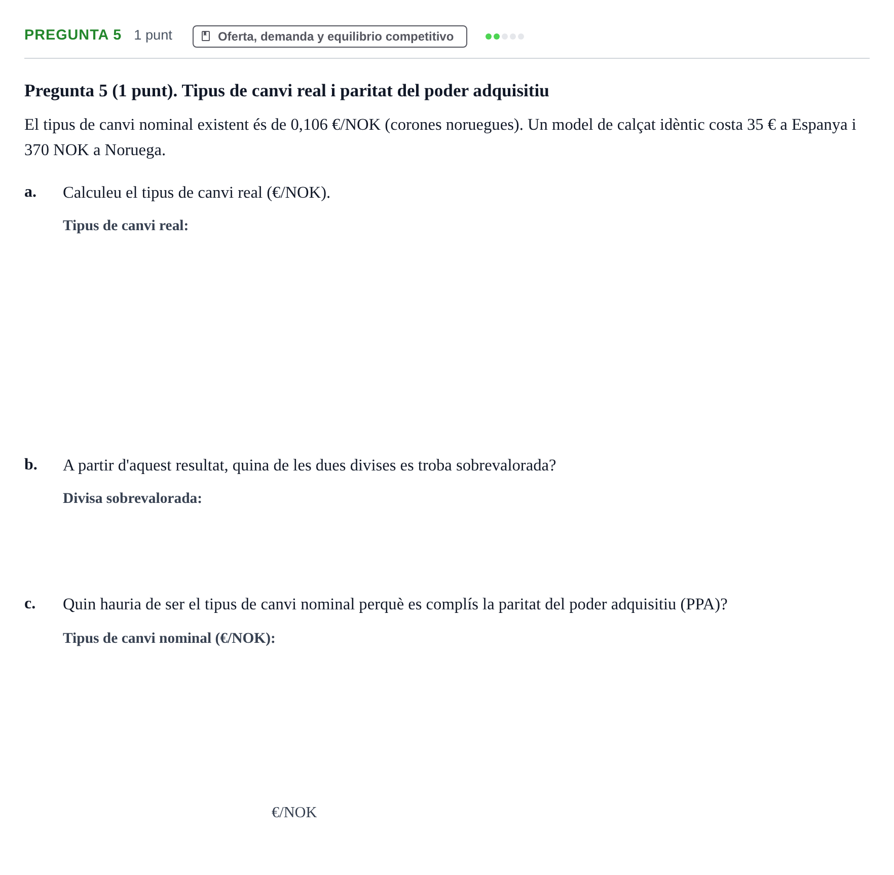 Enunciado: Pregunta 5 · Introducció a la Macroeconomia UPF Juny 2017