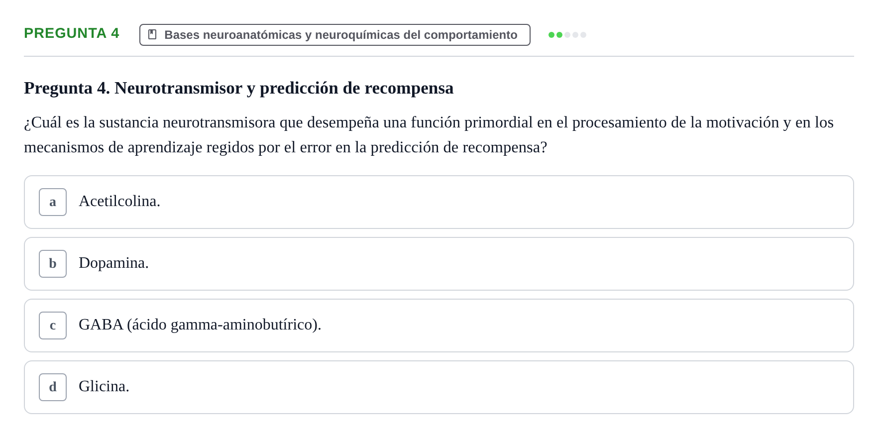 Enunciado: Pregunta 4