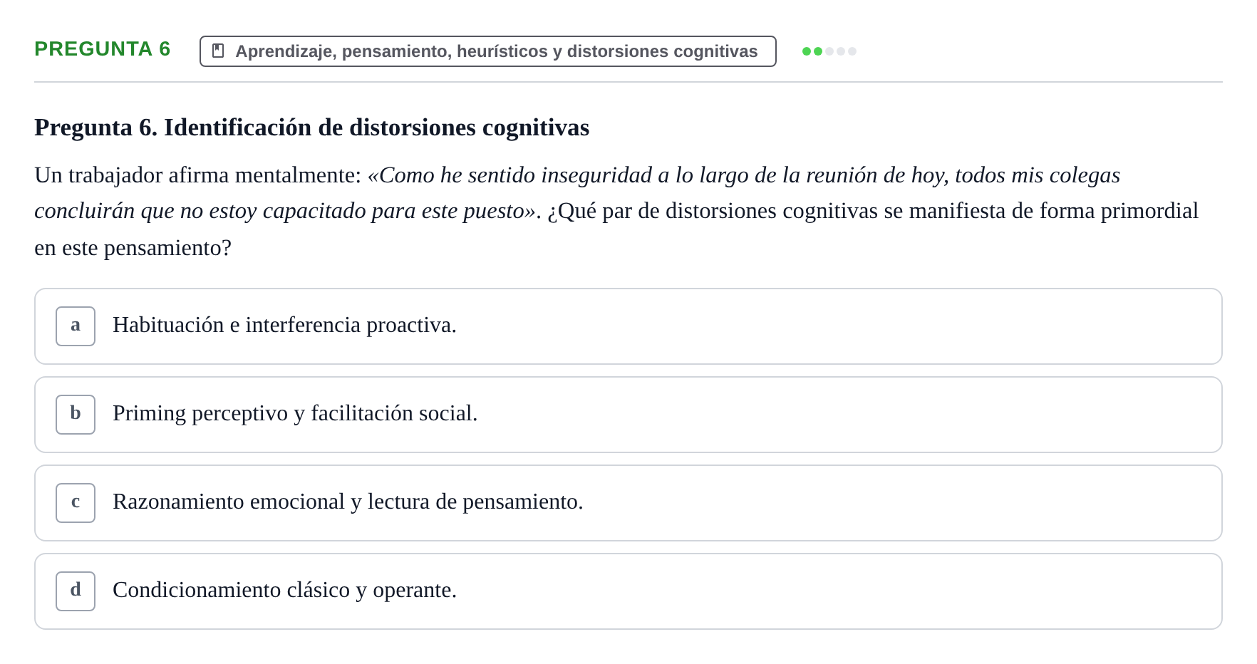 Enunciado: Pregunta 6