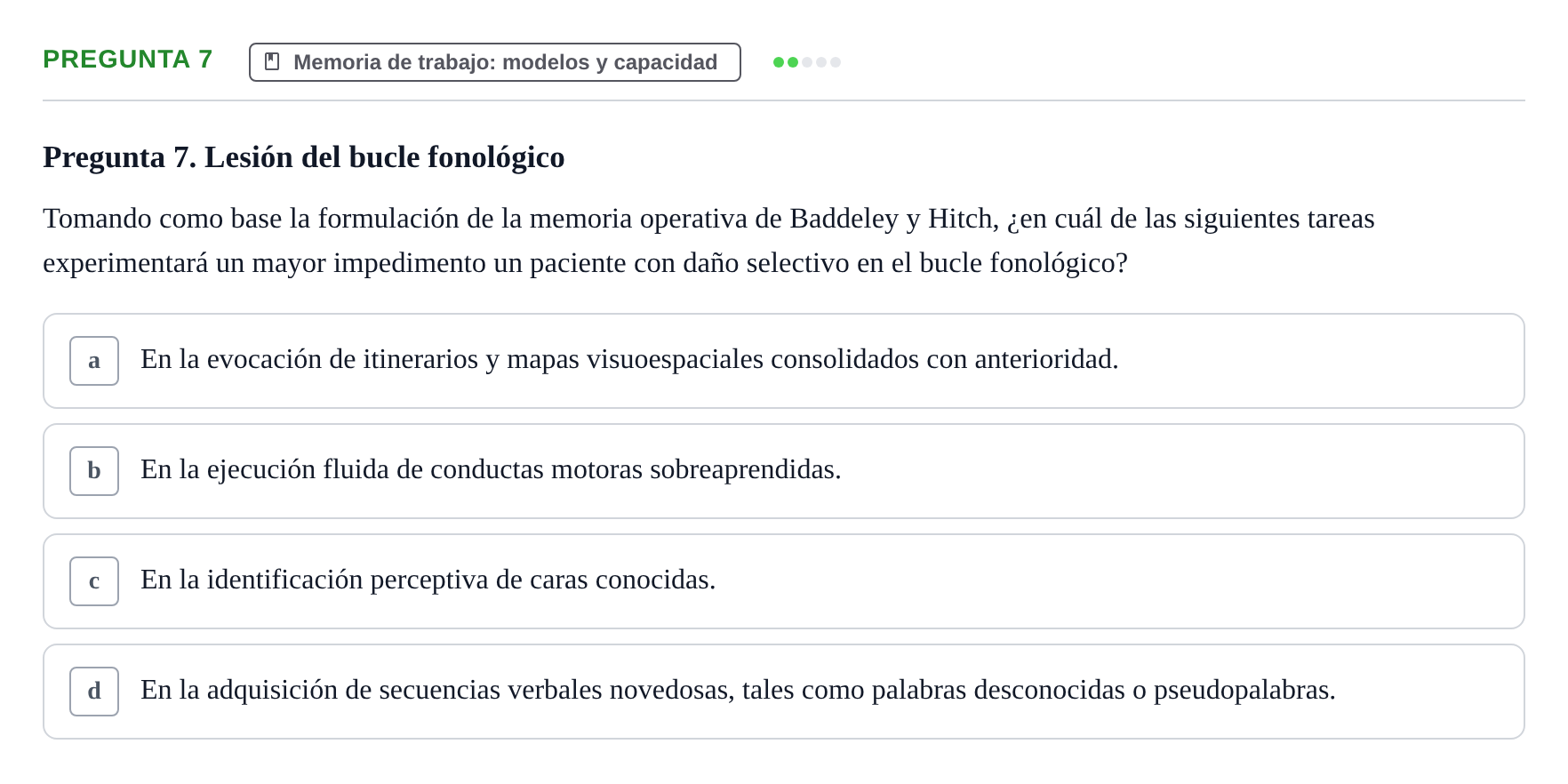 Enunciado: Pregunta 7