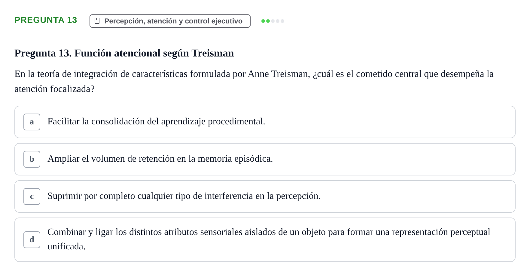 Enunciado: Pregunta 13