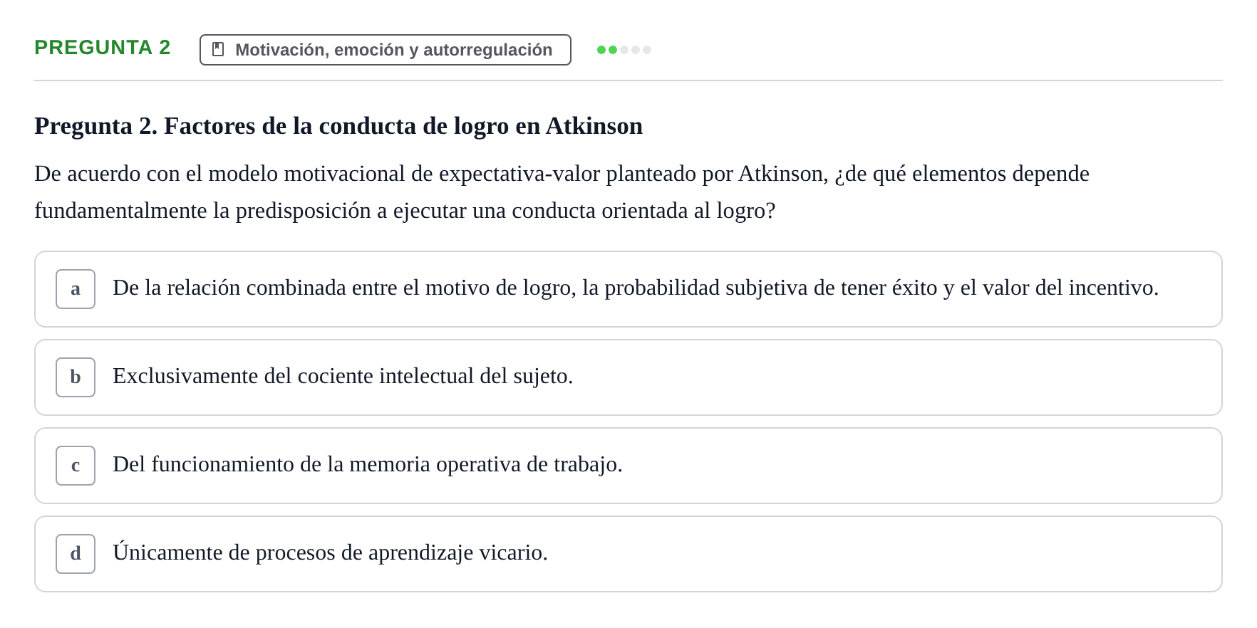Enunciado: Pregunta 2