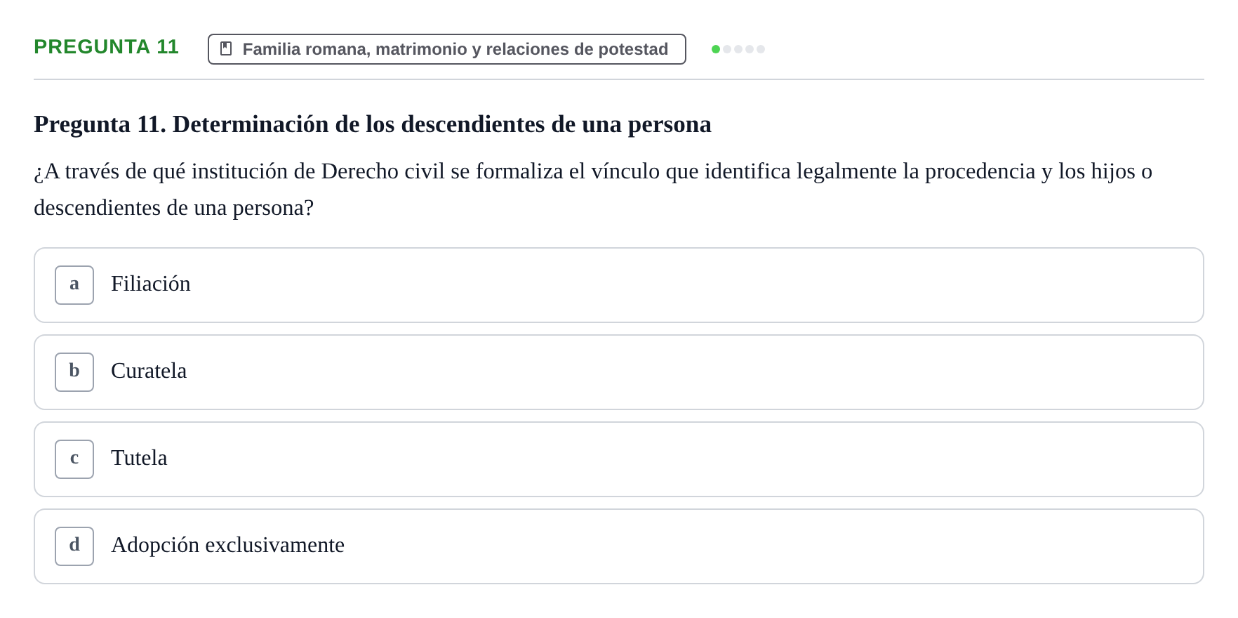 Enunciado: Pregunta 11