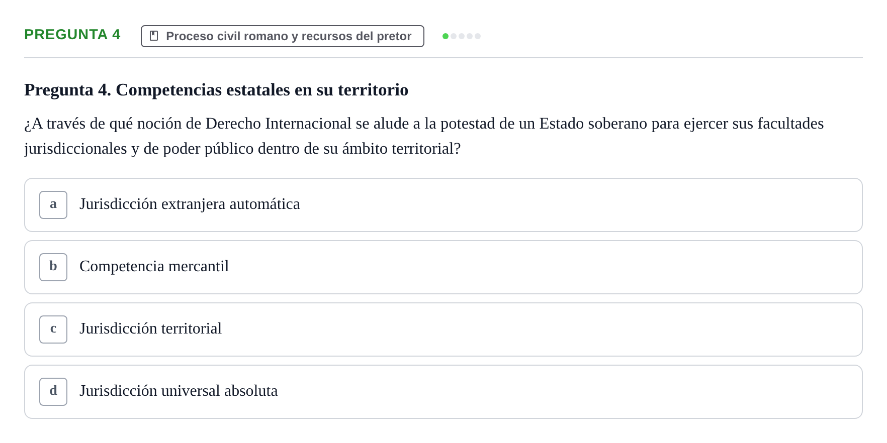 Enunciado: Pregunta 4