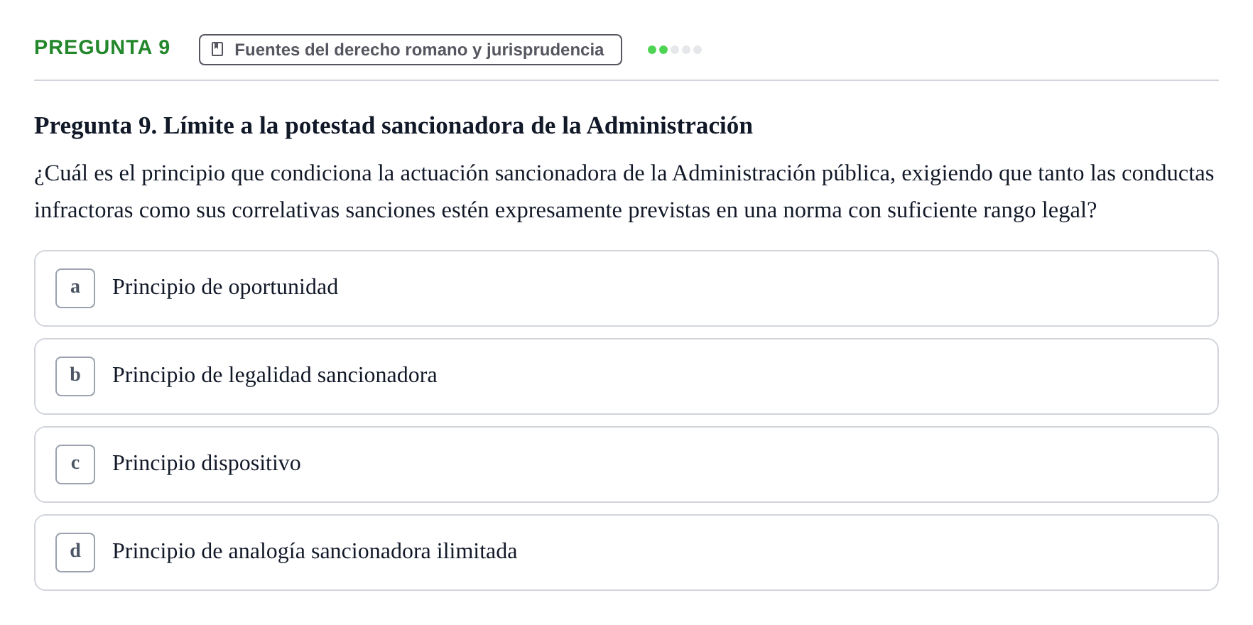 Enunciado: Pregunta 9