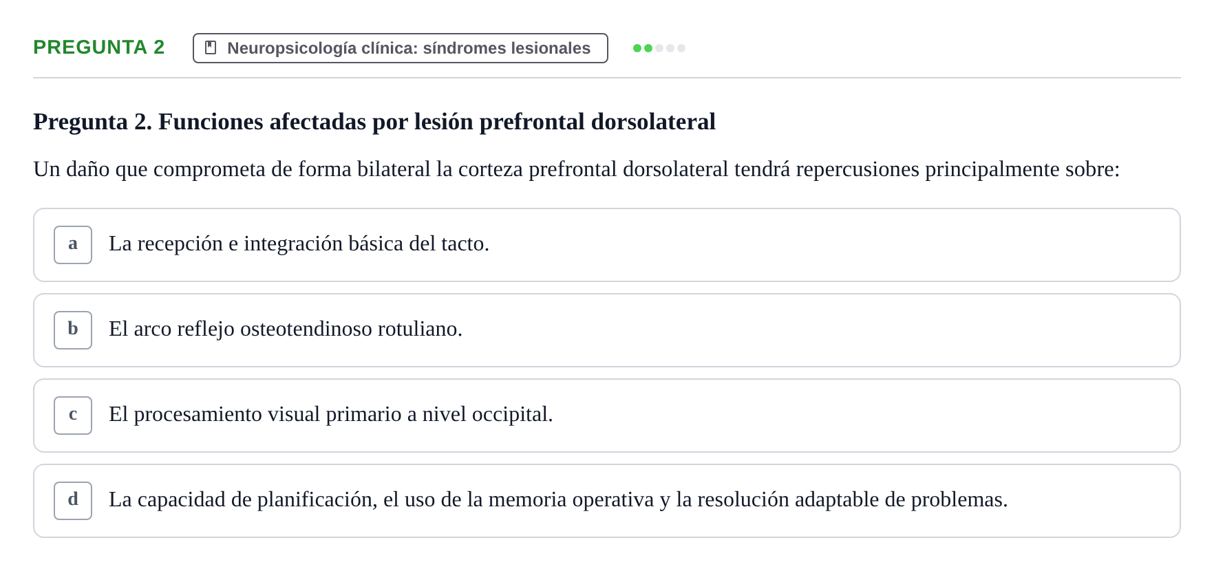 Enunciado: Pregunta 2