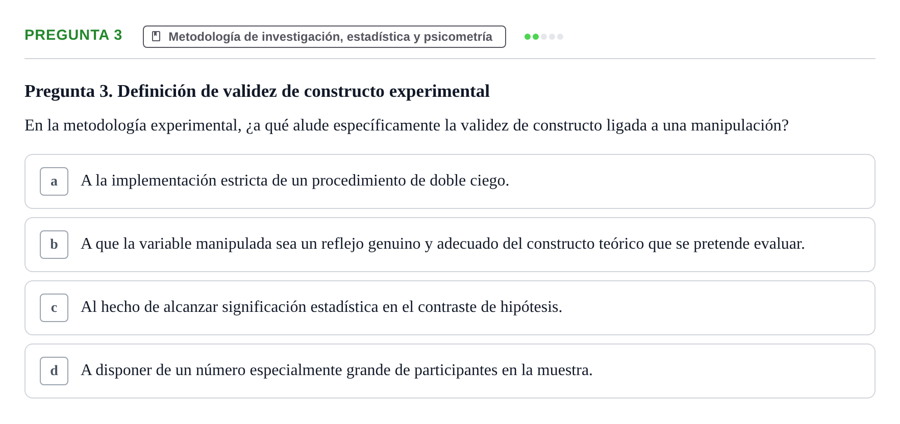 Enunciado: Pregunta 3