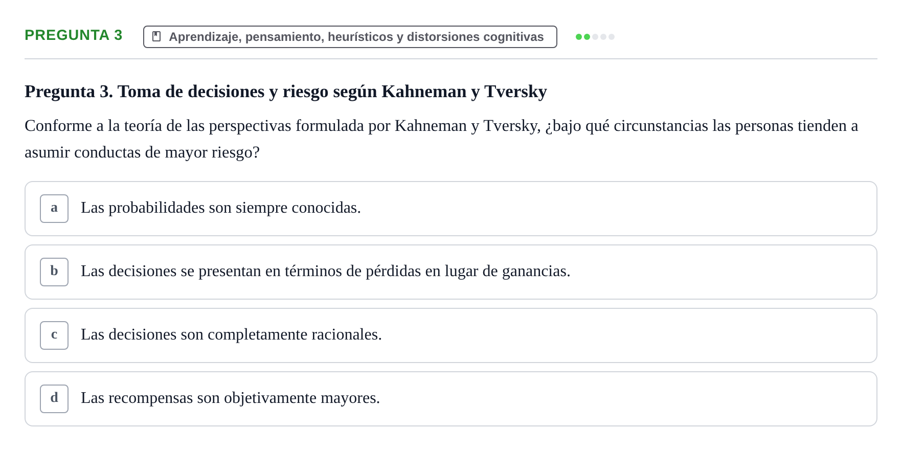 Enunciado: Pregunta 3