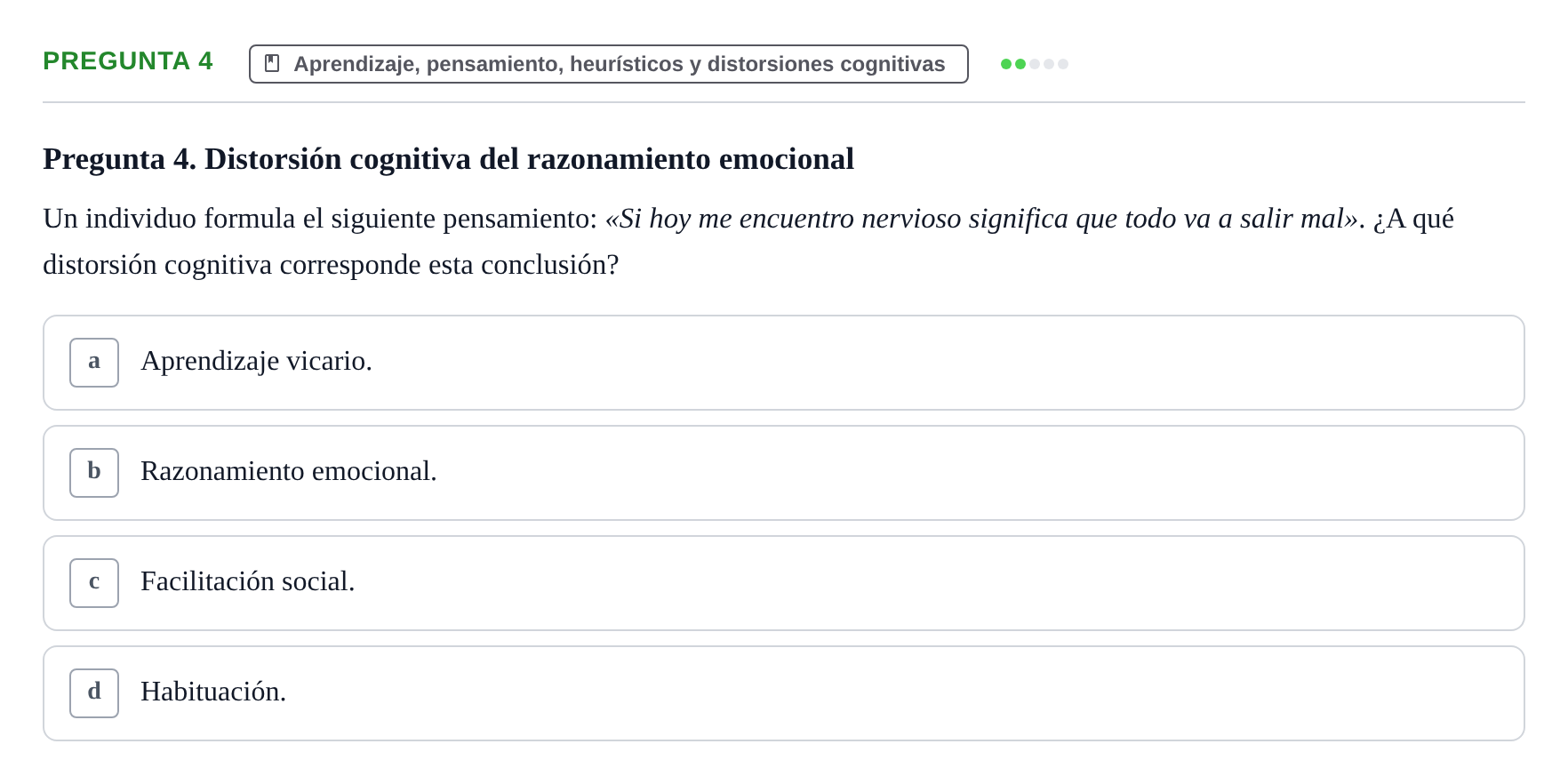 Enunciado: Pregunta 4