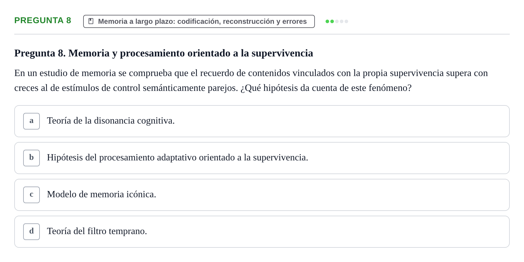 Enunciado: Pregunta 8