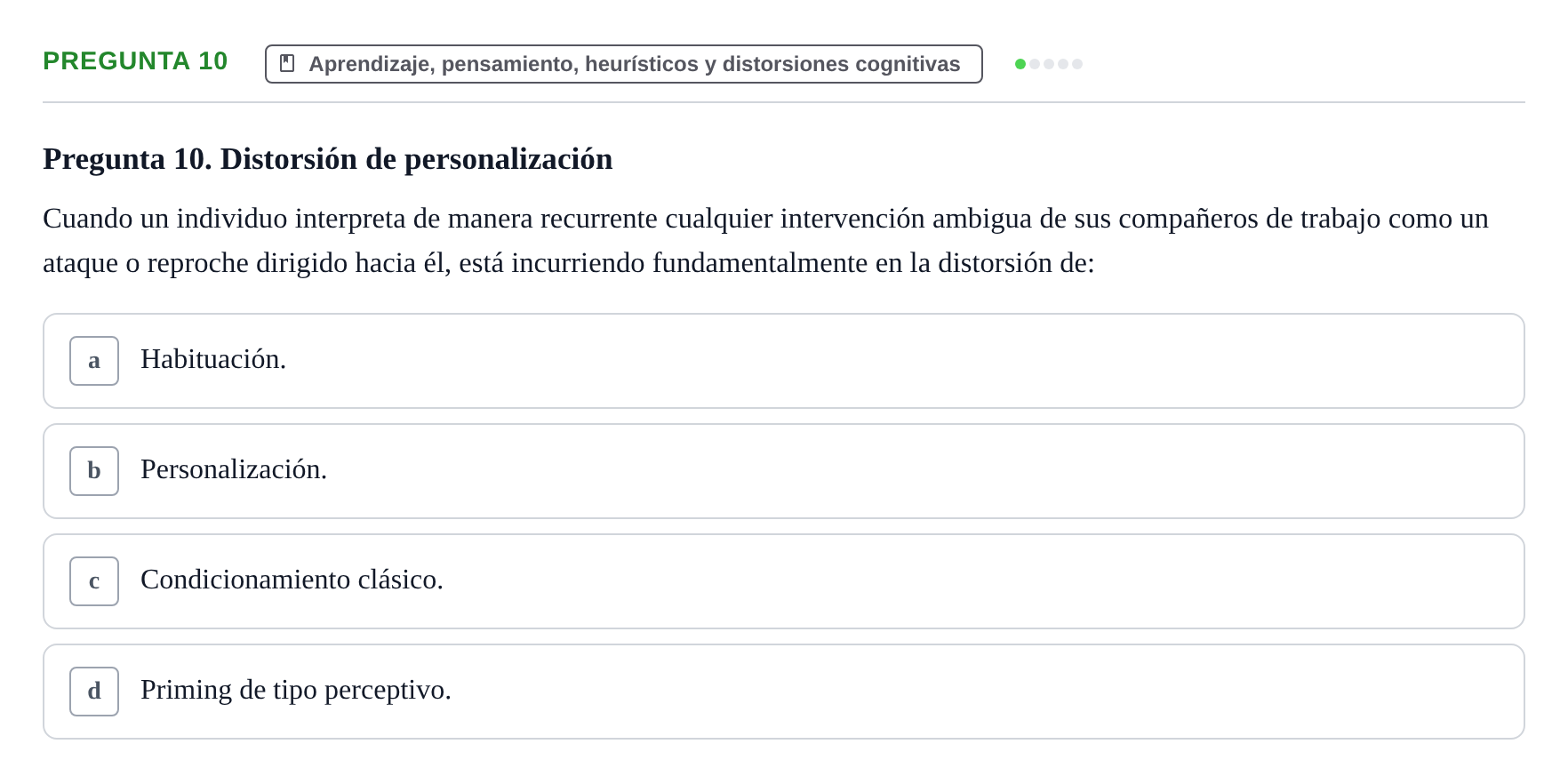 Enunciado: Pregunta 10