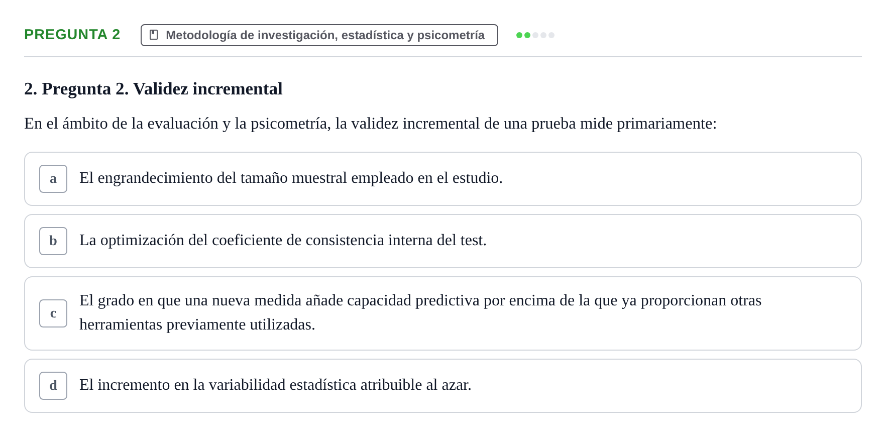 Enunciado: Pregunta 2