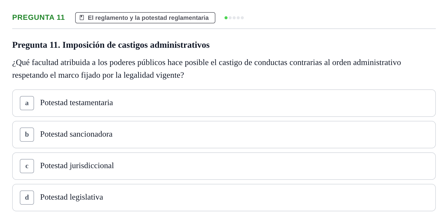 Enunciado: Pregunta 11