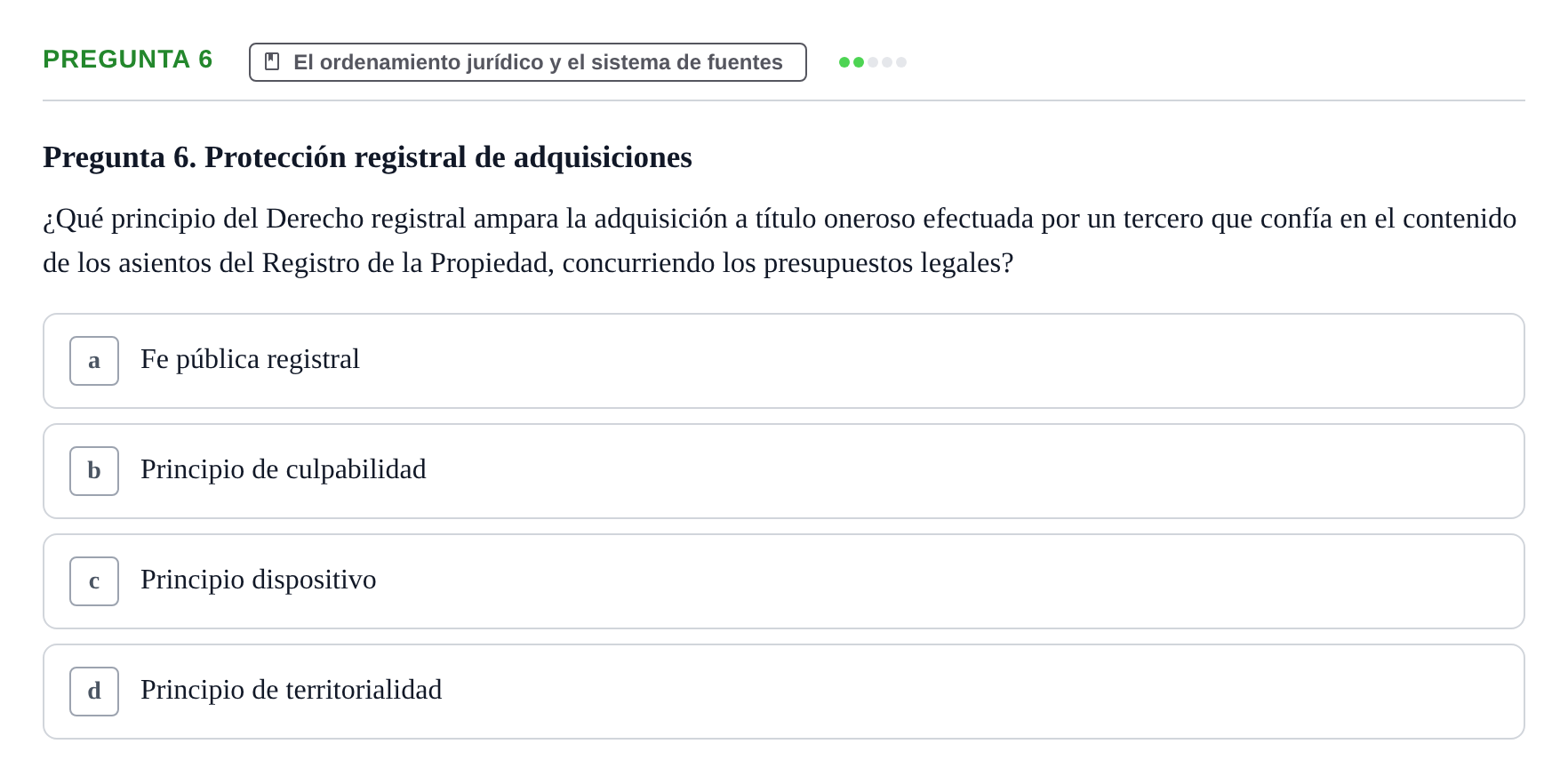 Enunciado: Pregunta 6