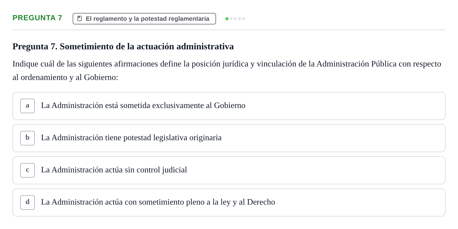 Enunciado: Pregunta 7