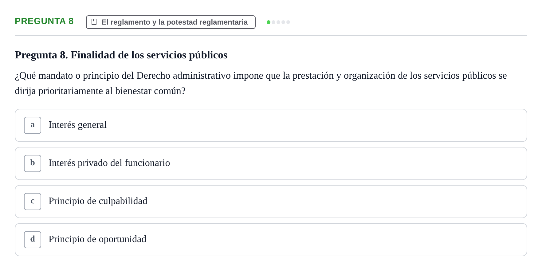 Enunciado: Pregunta 8