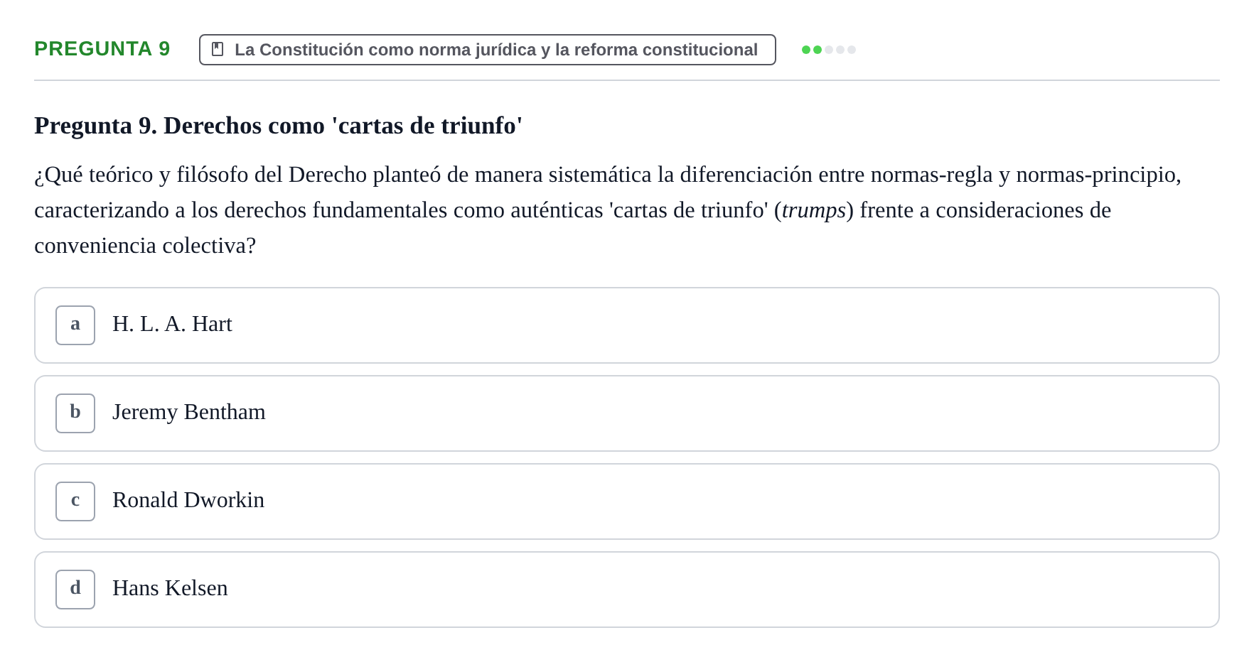 Enunciado: Pregunta 9