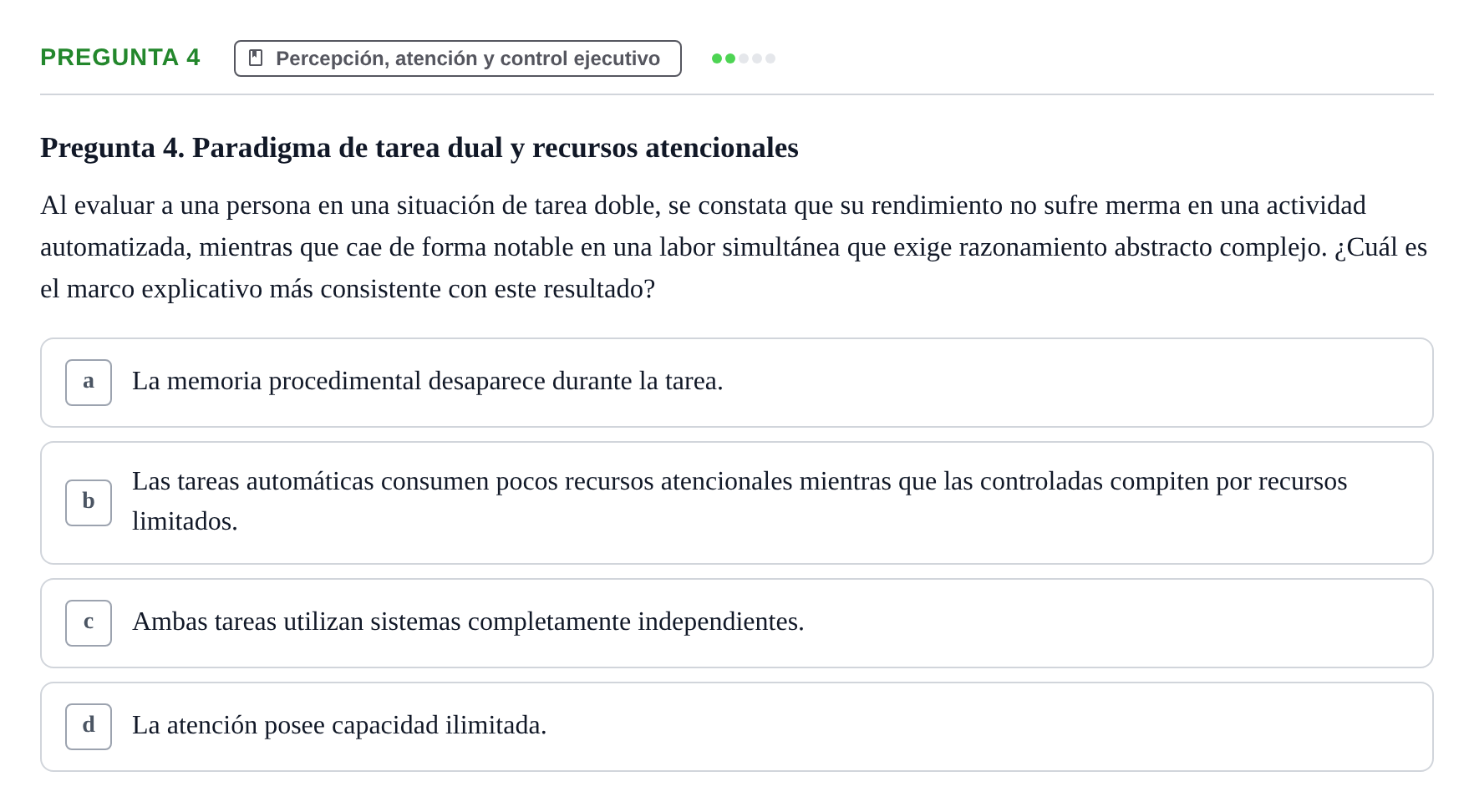 Enunciado: Pregunta 4