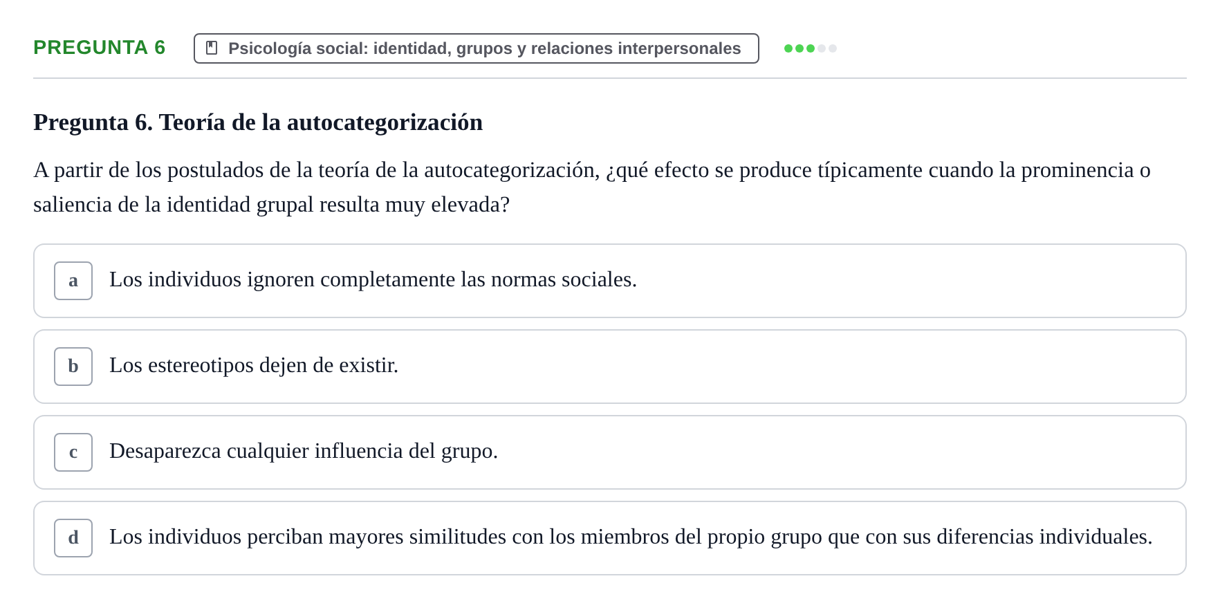 Enunciado: Pregunta 6
