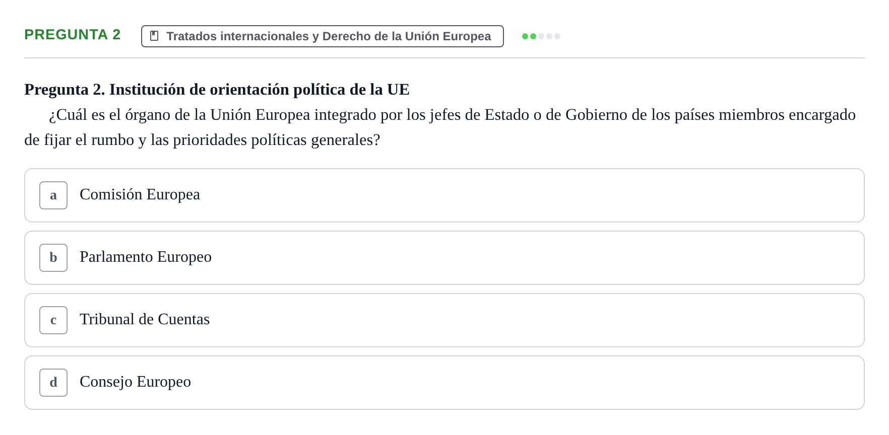 Enunciado: Pregunta 2