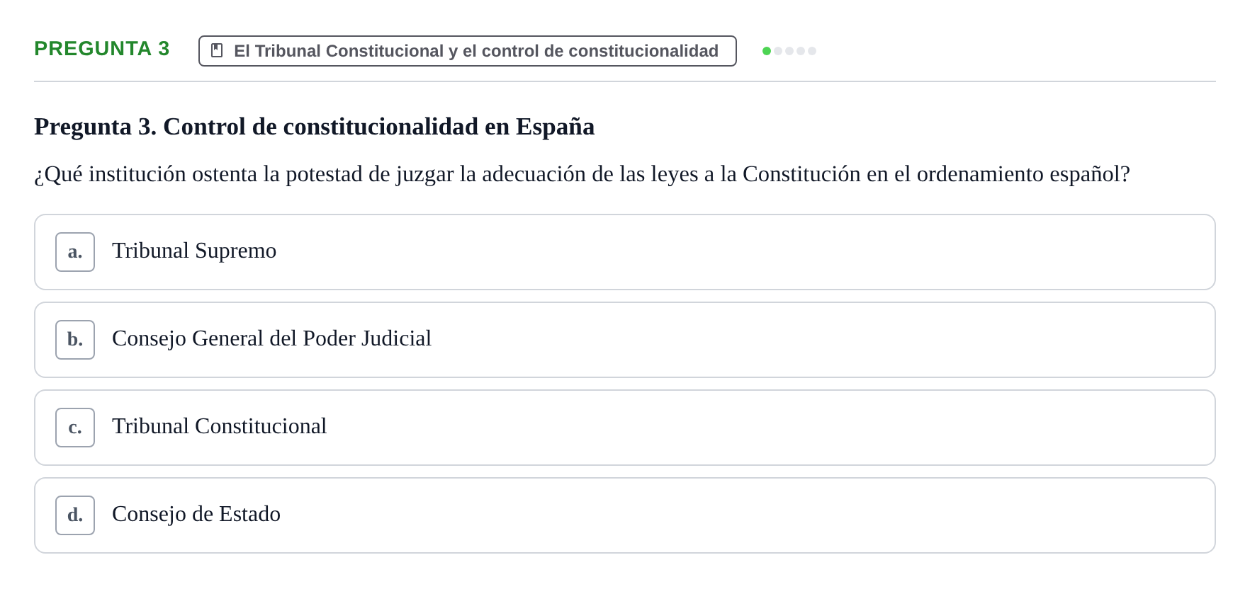 Enunciado: Pregunta 3