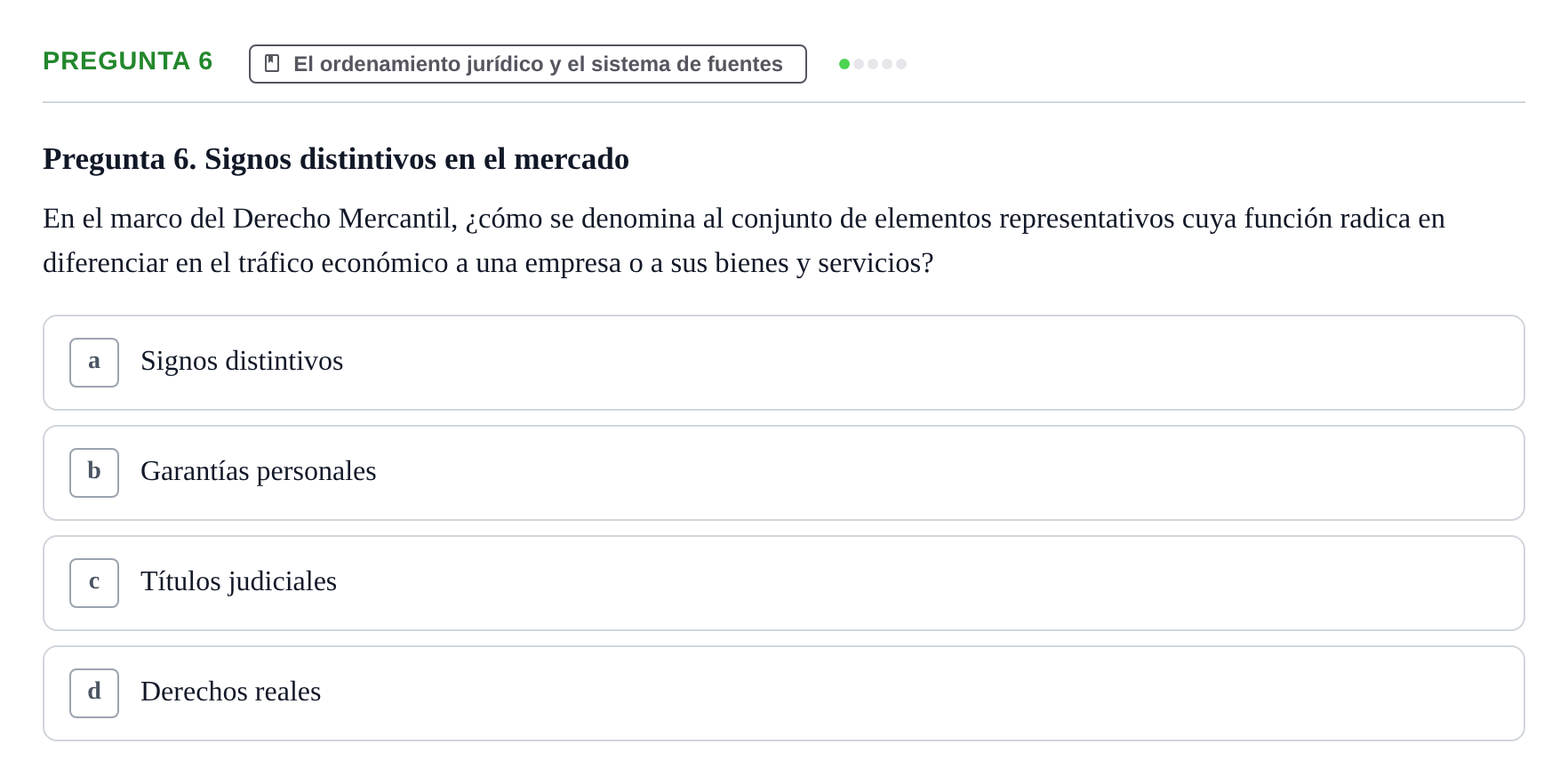 Enunciado: Pregunta 6