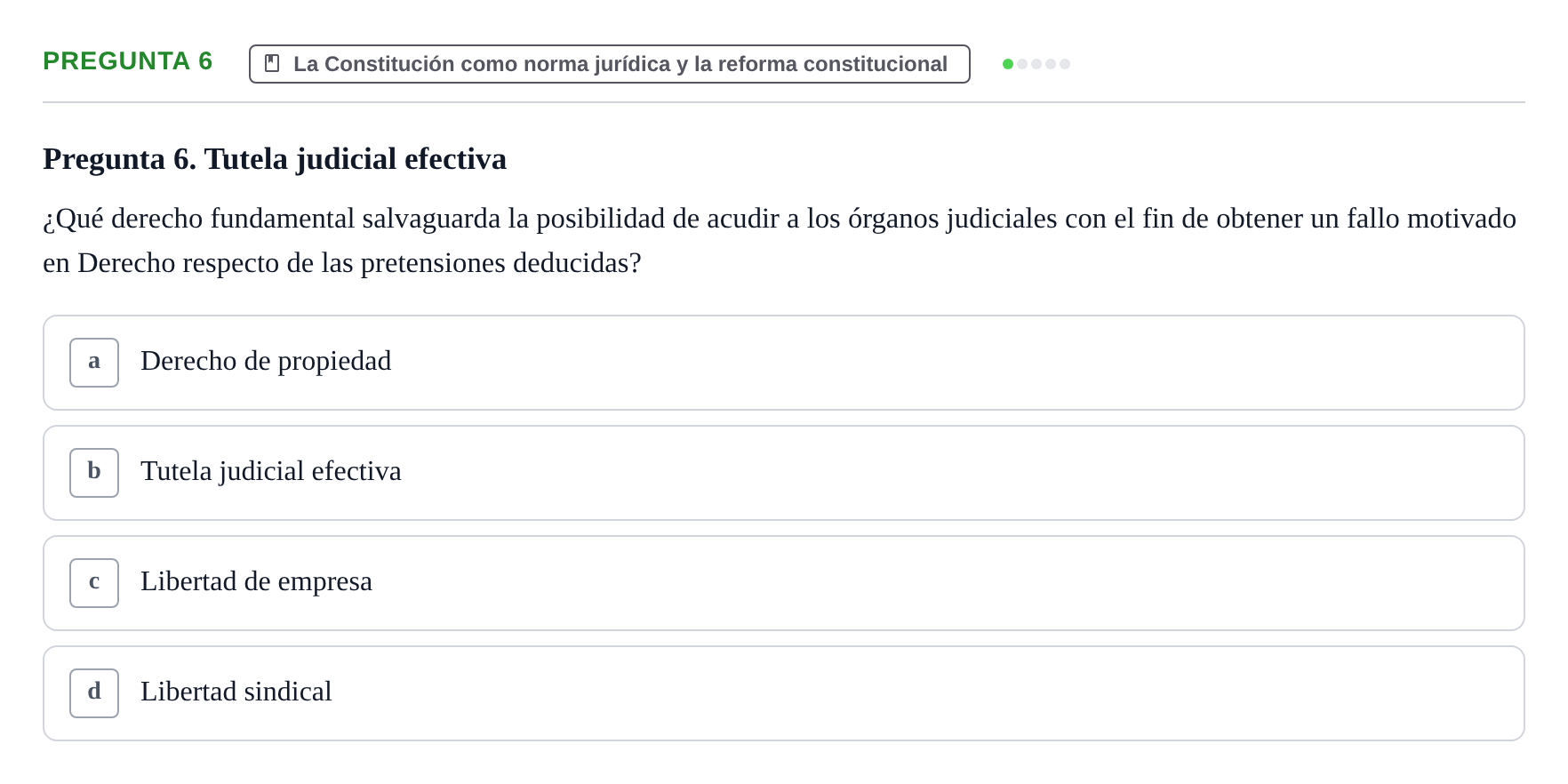 Enunciado: Pregunta 6