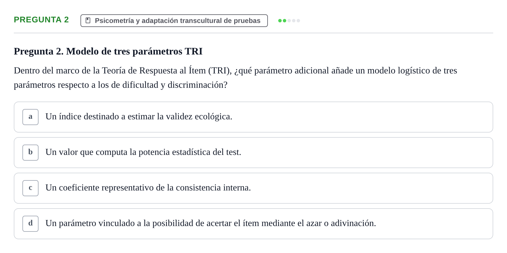 Enunciado: Pregunta 2