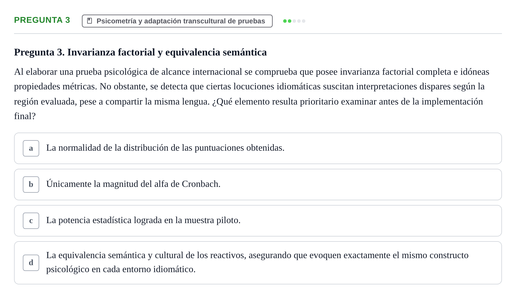 Enunciado: Pregunta 3