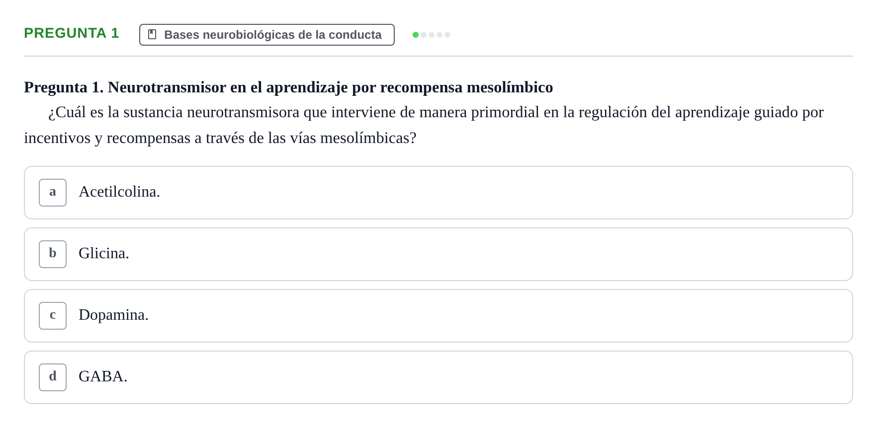 Enunciado: Pregunta 1