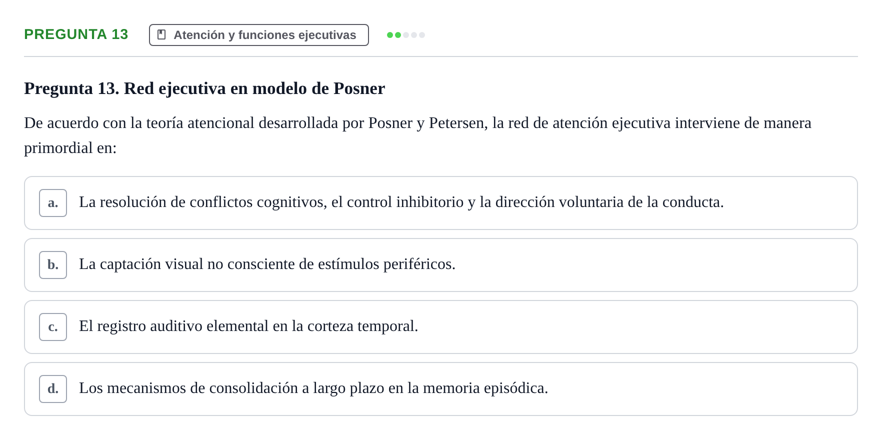 Enunciado: Pregunta 13