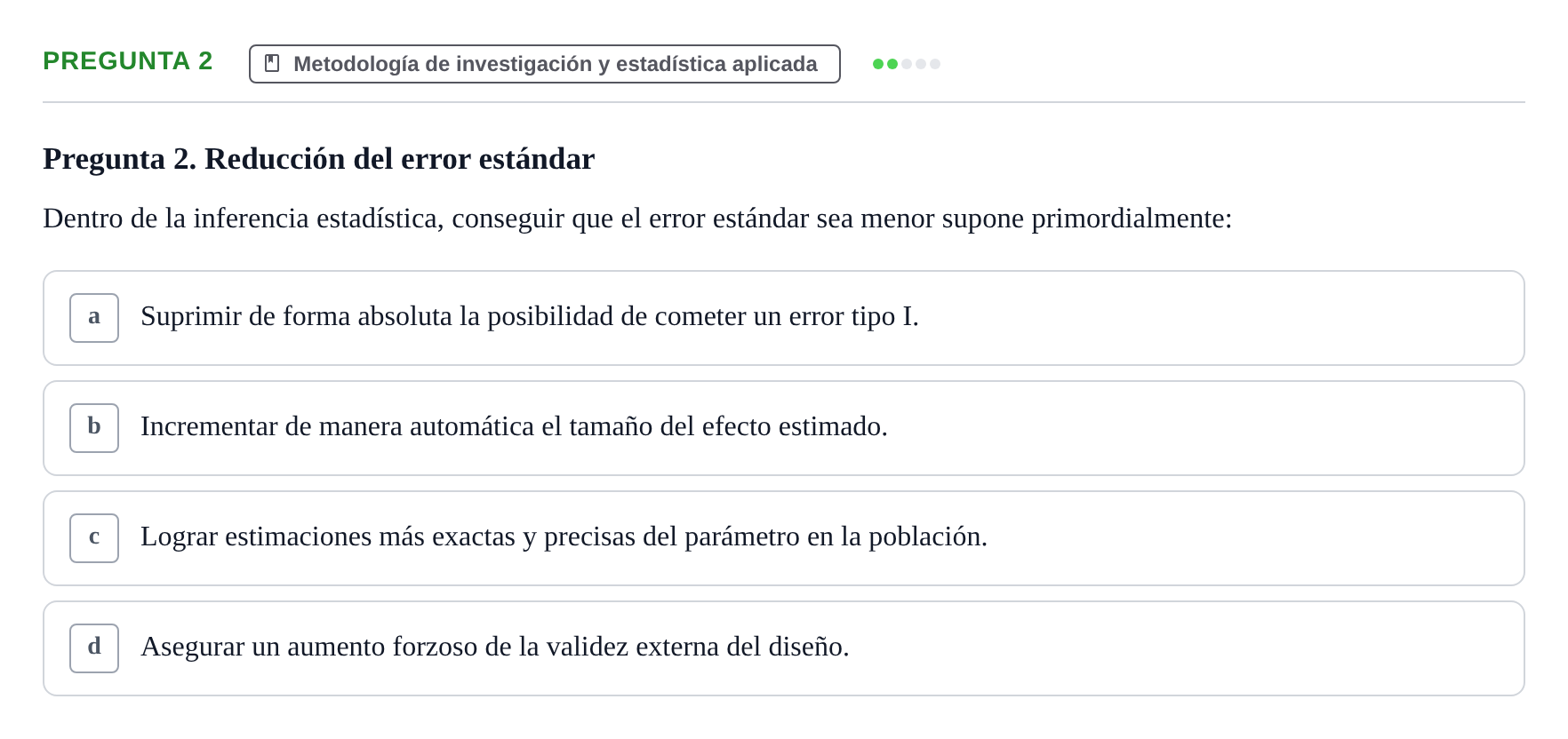 Enunciado: Pregunta 2