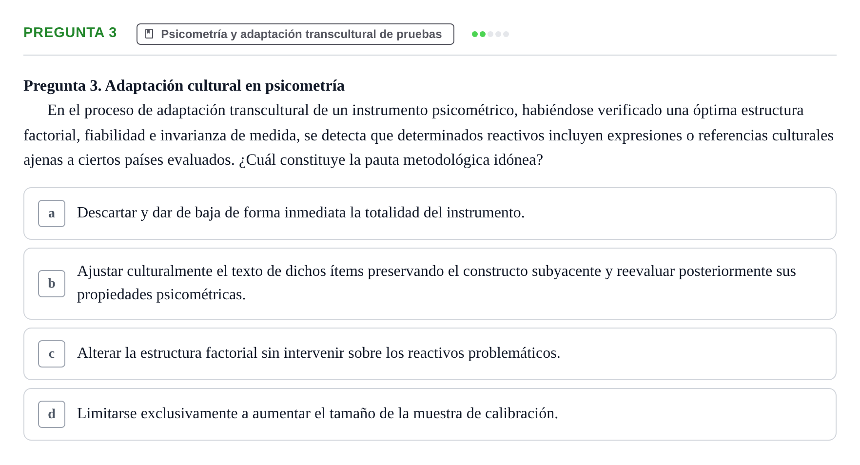 Enunciado: Pregunta 3