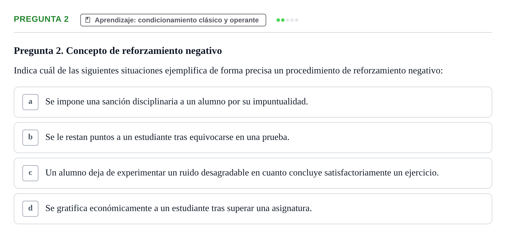Enunciado: Pregunta 2